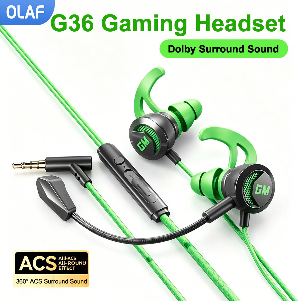 Esports Gaming Headset - Type-C/3.5mm Wired Headphones With Microphone Gaming