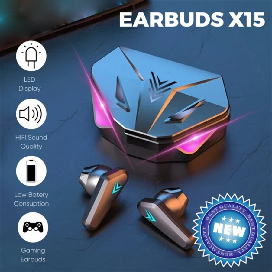 X15 TWS Wireless Earphone Blue - đánh giá và giá Esports Gaming Headset
