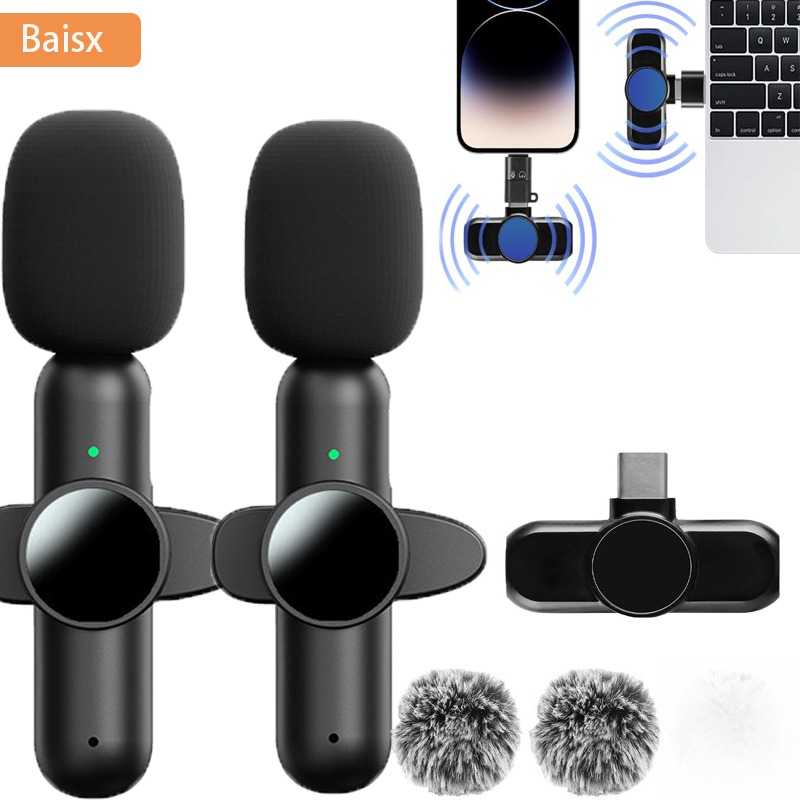 Wireless Lavalier Microphone f - đánh giá và giá Streaming Mic Condenser