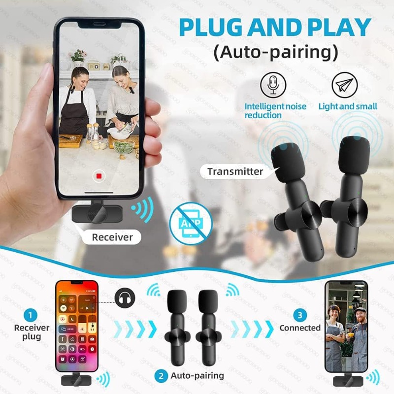 Wireless Lavalier Microphone f - đánh giá và giá Streaming Mic Condenser