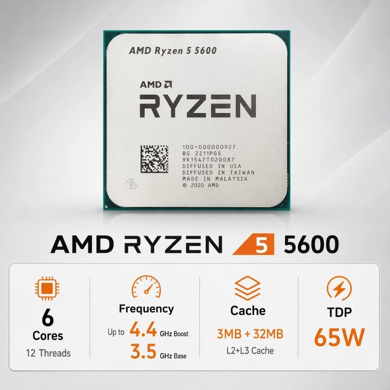 AMD Ryzen 5 5600 High Speed Pr - đánh giá và giá Amd Cpu Ryzen 5