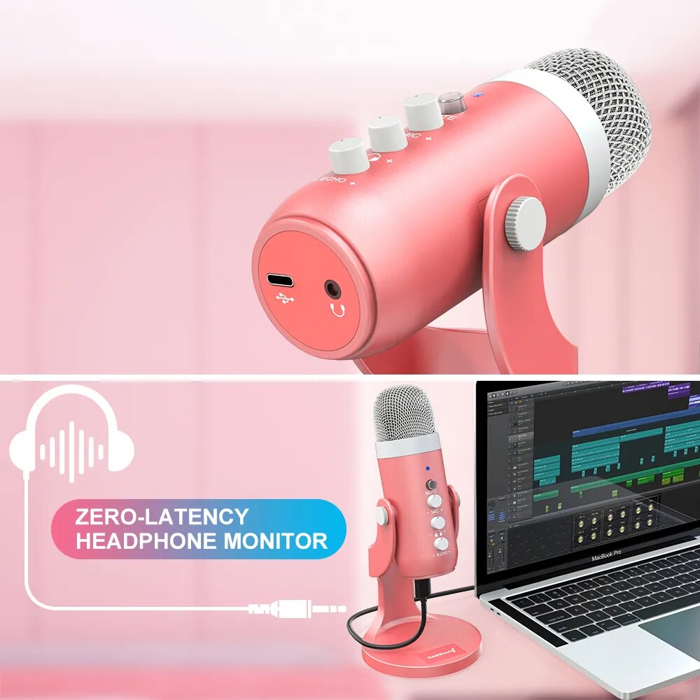Haomuren USB Condenser Microph - đánh giá và giá Streaming Mic Condenser