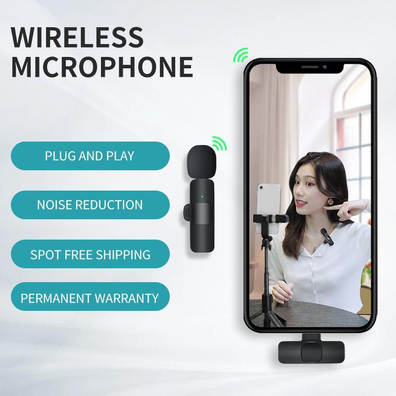 Wireless Lavalier Microphone f - đánh giá và giá Streaming Mic Condenser