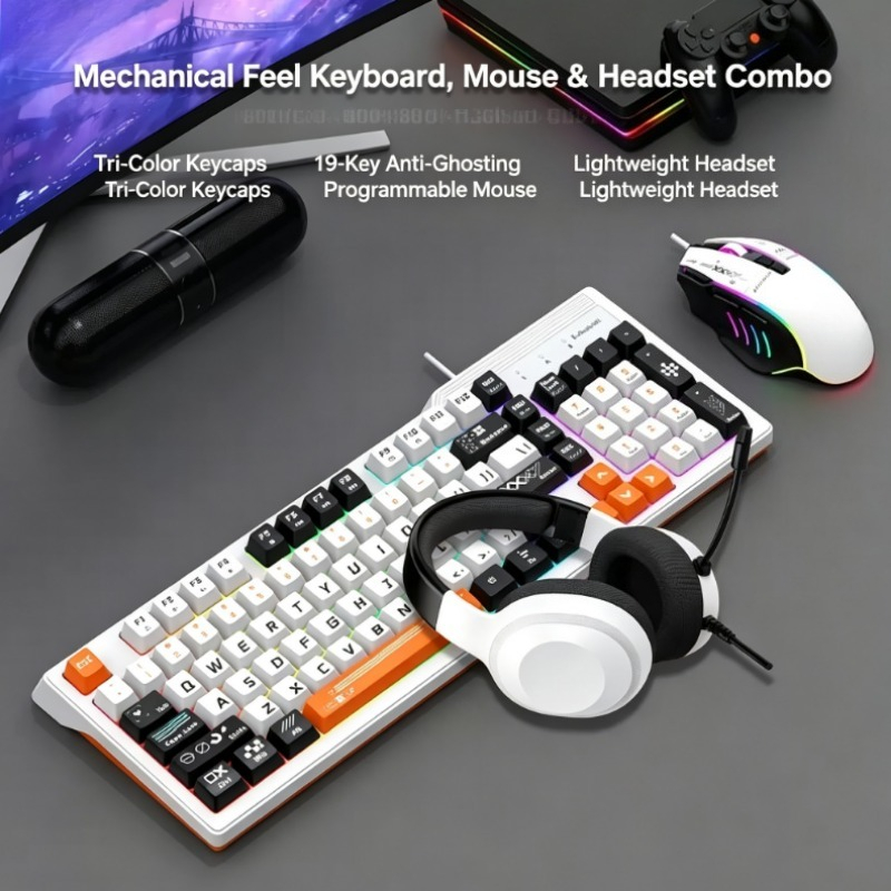 K8pro 3 In 1 Gaming Combo Wire - đánh giá và giá Esports Gaming Headset