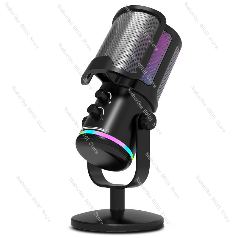 USB RGB Condenser Microphone D - đánh giá và giá Streaming Mic Condenser