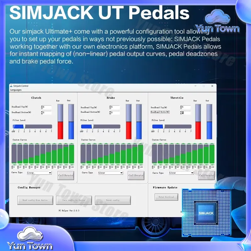 Simjack NEW UT Pedals for PC S - đánh giá và giá Esports Gaming Setup