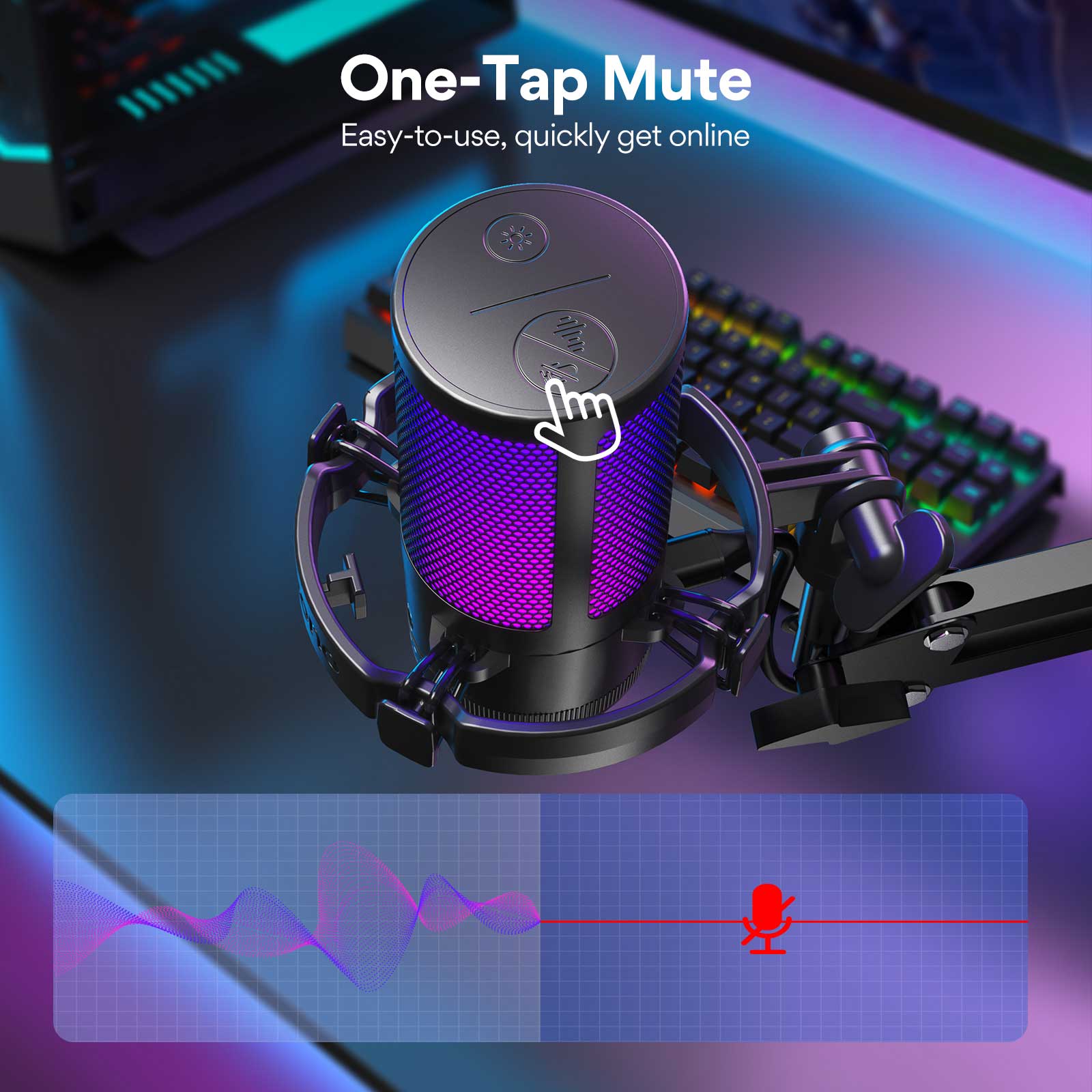 MAONO DGM20S Gaming USB Microp - đánh giá và giá Streaming Mic Condenser