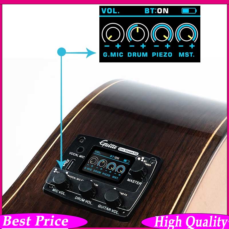 Guitto GGP-05 Acoustic Guitar  - đánh giá và giá Streaming Mic Condenser