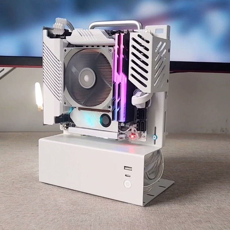 Open Frame Mini PC Case  Gamin - đánh giá và giá Esports Gaming Pc Build