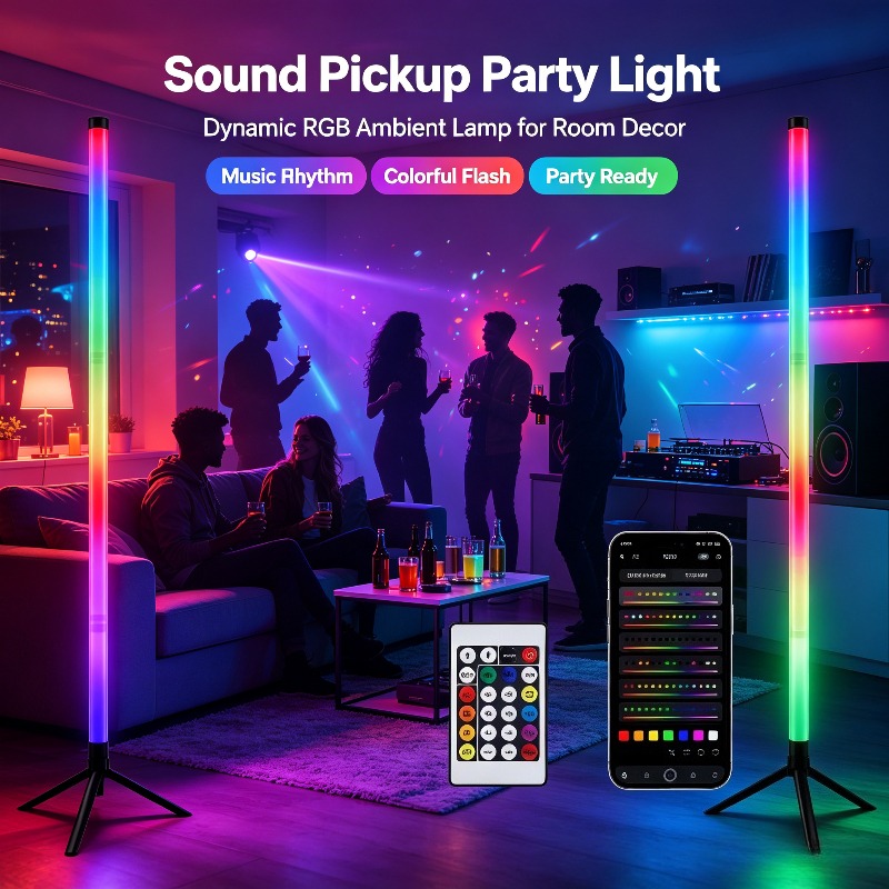 120CM RGB Corner Floor Lamp, S - đánh giá và giá Esports Gaming Setup