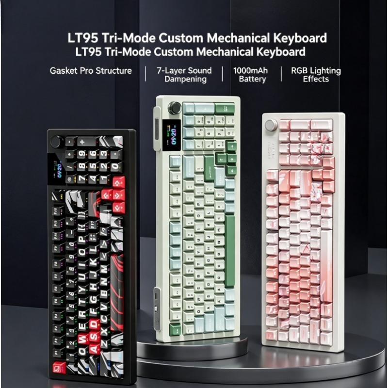 LT95 Tri-mode Mechanical Keybo - đánh giá và giá Esports Gaming Setup