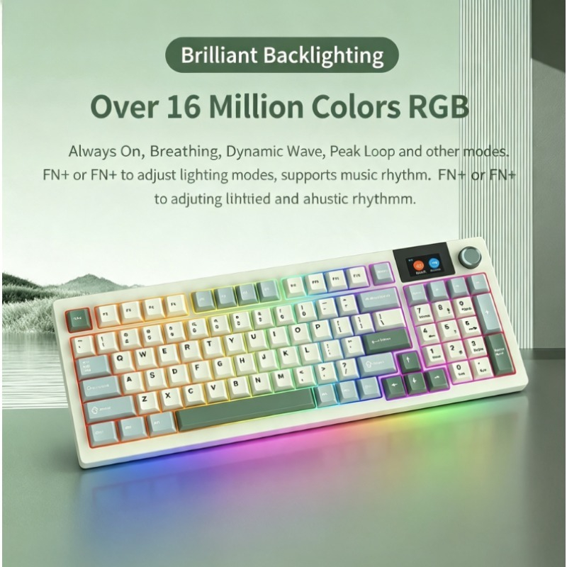 LT95 Tri-mode Mechanical Keybo - đánh giá và giá Esports Gaming Setup