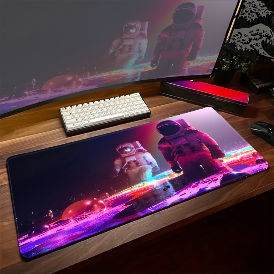 Art Astronaut Mousepad Cute Bi - đánh giá và giá Esports Gaming Setup