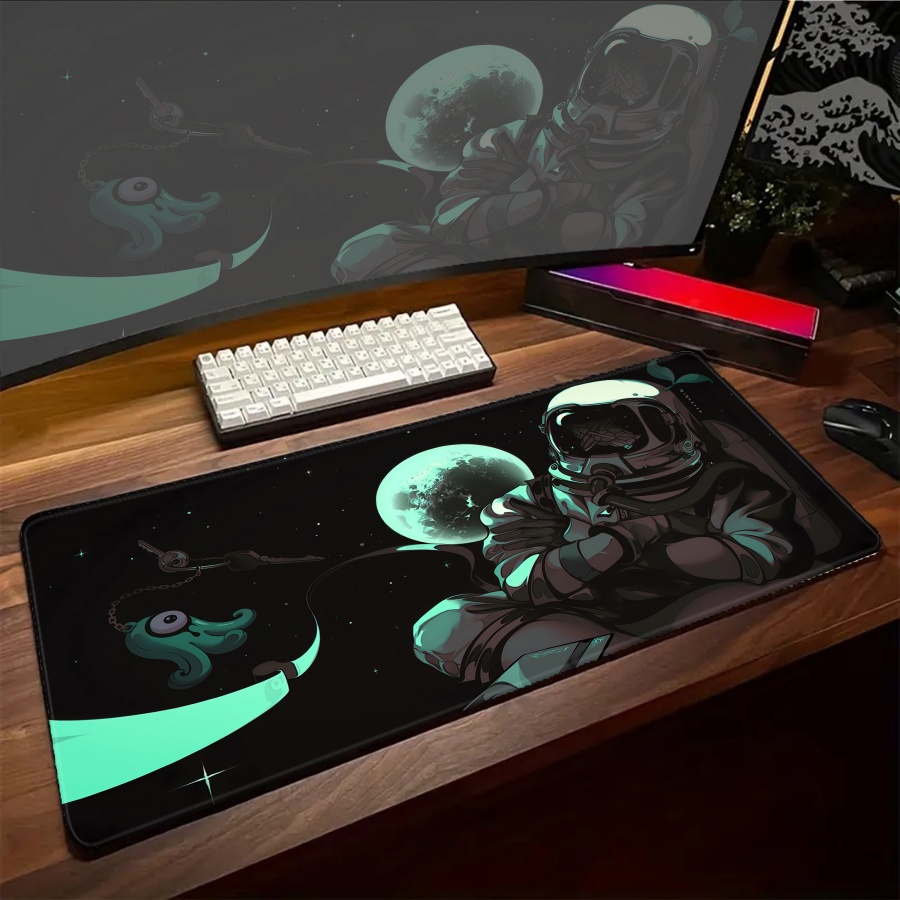 Art Astronaut Mousepad Cute Bi - đánh giá và giá Esports Gaming Setup