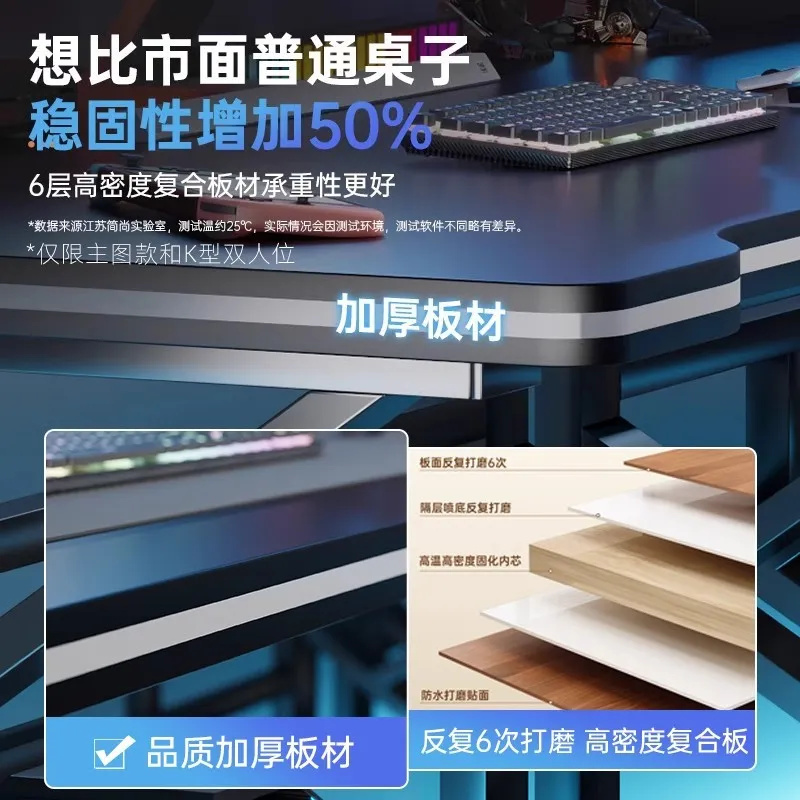Double E-sports Gaming Desk Lo - đánh giá và giá Esports Gaming Setup