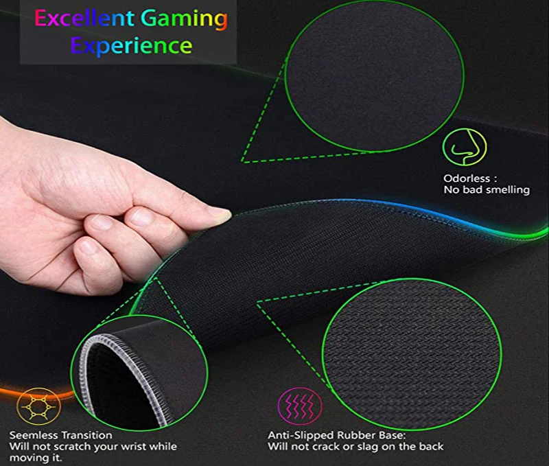 RGB XXL HD Large Black White G - đánh giá và giá Esports Gaming Setup